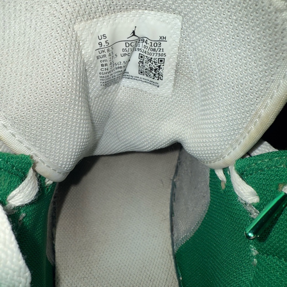 Nike Men's Sneakers in Green and White - Picture 3 of 6
